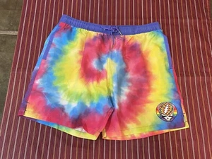 Section 119 Mens Grateful Dead Tie Dye Swim Trunks Shorts Size M, XL, 2XL - Picture 1 of 10