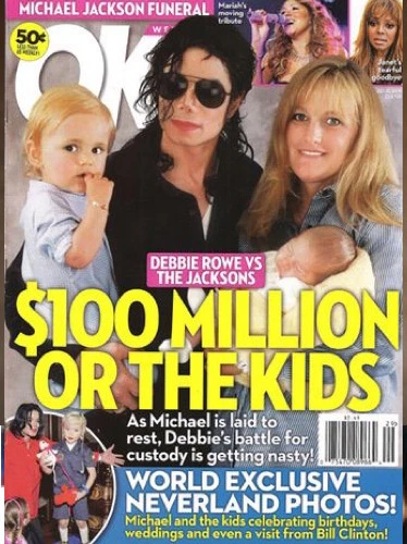 OK Magazine Michael Jackson Paris Mariah Carey Janet Hillary Bill Clinton - Image 1 of 1