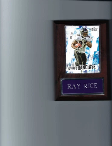 RAY RICE PLAQUE BALTIMORE RAVENS FOOTBALL NFL   C Cover