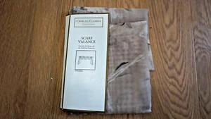 CROSCILL CLASSIC 1 SCARF VALANCE CONCERTO 60"X216" NEW - Picture 1 of 4