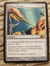 1x MTG Magic The Gathering TCG Pithing Needle Rare  - M10