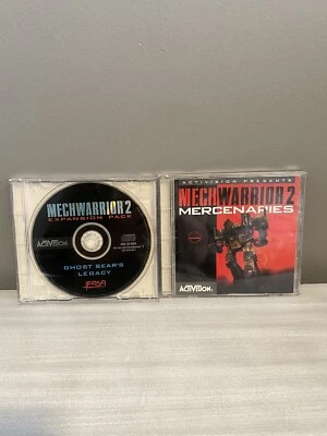MechWarrior 2: Mercenaries + Expansion Pack PC Game Jewel Case 1996 - Image 1 of 4