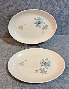 Vintage Vernon Ware Young In Heart set of 2 Serving Platters 10.75”x 8” 1956/58 - Picture 1 of 5