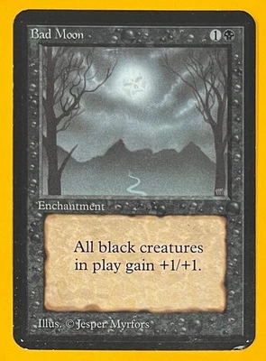 MTG BAD MOON Alpha (OldManMTG 012-253) - Image 1 of 4
