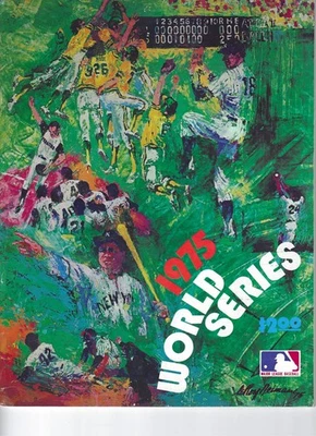 Programa Serie Mundial 1975 - Boston Red Sox vs Cincinnati Reds - Rose MVP - FISK HR Foto 1 de 2