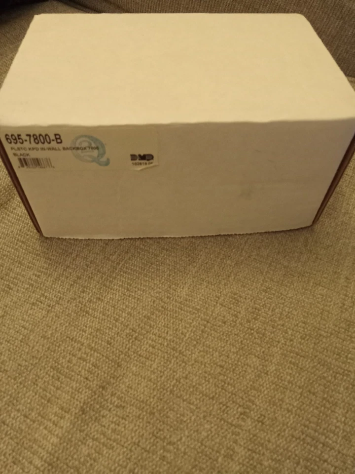 Caja trasera de plástico de montaje en pared DMP 695-7800-B negra para teclados de la serie 7800 NUEVO Foto 1 de 1