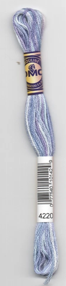 MOULINÉ COLOR VARIATIONS - DMC - Lavender Fields - 8m/skein - 417.4220 - 8740 - image 1 of 1