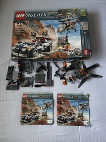 LEGO Agents Misson 5 Turbocar Chase 8634 Missing Pieces Original Box And Manual