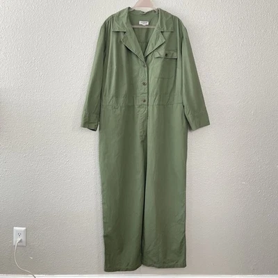 Mono Militar Nili Lotan X Target Talla Grande 1X Verde Oliva Uniforme Algodón Foto 1 de 4