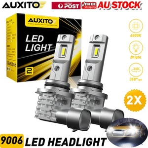 AUXITO 9006/HB4 LED Fog Light Bright Headlight 6500K Bulbs White High Low Beam - Imagen 1 de 9