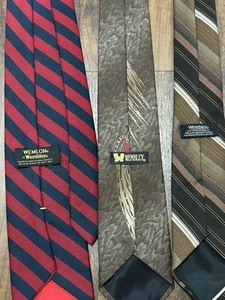 Vintage Lot Of 3 Wembley Ties Men’s Neckties - Picture 1 of 10