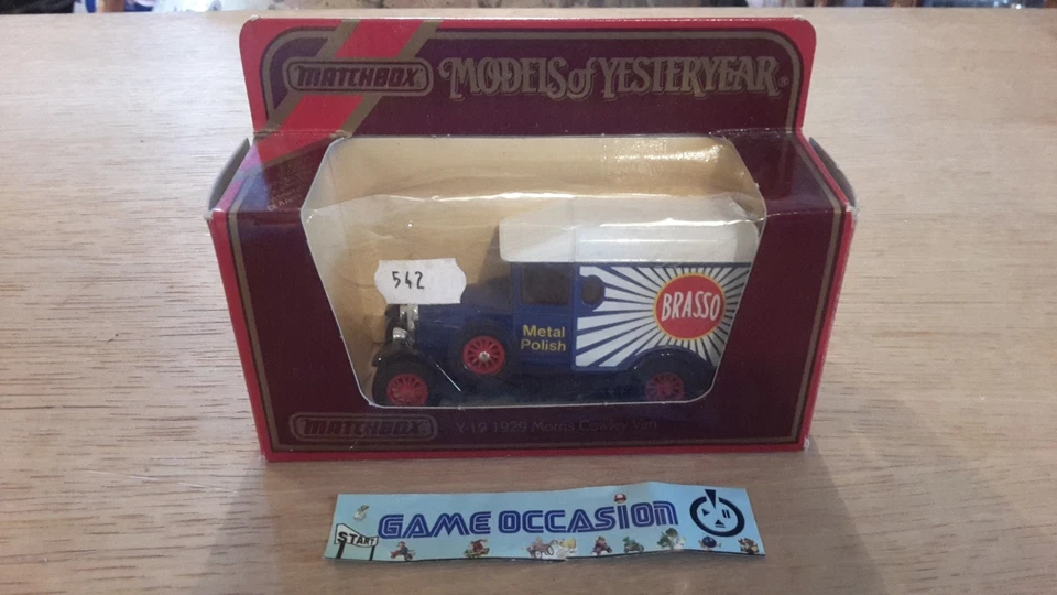 Matchbox Brasso Metall Polish Morris Cowley Van Modell Yesteryear Auto Vintage - Bild 1 von 1