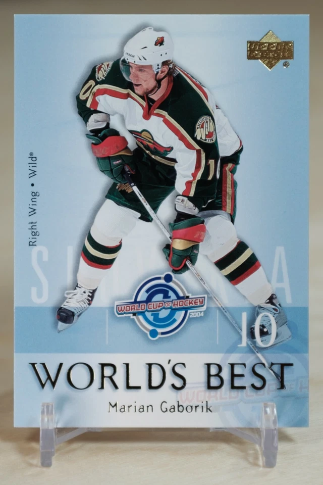 2004-05 Upper Deck World's Best Marian Gaborik #WB23 Minnesota Wild - Image 1 of 2