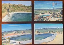 •Yucca Valley Desert Oasis• 4 5”x7” Oil / On GessoBoard Deanna Thompson