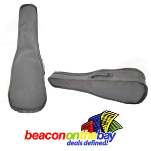 Ukulele Bag 21" 23" 26" Black Fabric Soft Gig Case for Soprano Concert Tenor Uke - Picture 1 of 3