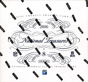 2016 PANINI NATIONAL TREASURES FOOTBALL HOBBY 4 BOX CASE BLOWOUT CARDS