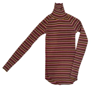 ★ MOLO - Feinripp-Rollkragen-Langarmshirt Gr. 146/152 geringelt - gebraucht ★ - Bild 1 von 2
