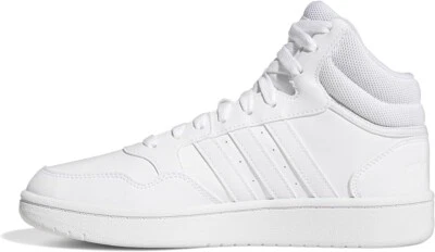 ADIDAS WOMEN HOOPS 3.0 MID BASKETBALL SHOE SNEAKER WHITE DASH GREY SIZE 9.5 - Image 1 of 4