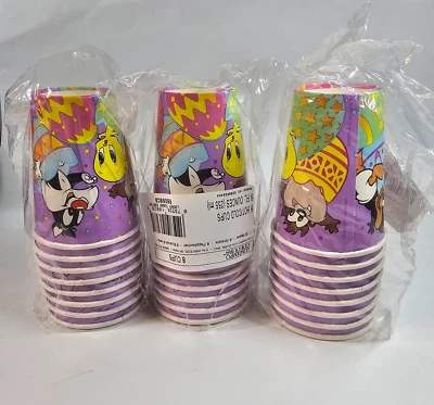 Tazas de papel Baby Looney Tunes Pascua 9 oz 9 oz 24 tazas colores Contempo hechas en EE. UU. Foto 1 de 4