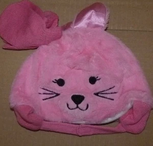 NEW Infant 6 mos months Bunny Girls Hat Glove Set Pink NEW NIP G144 - Picture 1 of 1