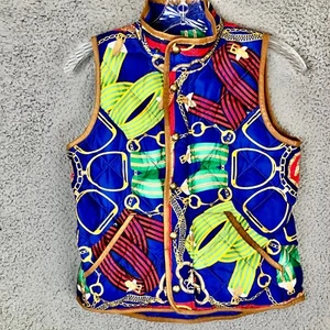 Ralph LaurenEquestrian Vest Jacket Polo RRL Rodeo Horse Kids Large 12-14 - Picture 1 of 6