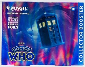 Magic The Gathering Universes Beyond: Doctor Who Omega Collector Booster NEW