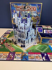 Monopoly The Disney Edition pop up castle with Golden Tinkerbell character piece