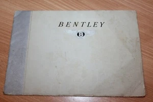 Benltey Mk VI 4.25 Litre Abridged Particulars Sales Brochure Circa 1949 - Picture 1 of 12
