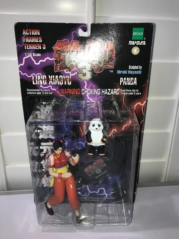 Epoch Tekken 3 Ling Xiaoyu & Panda 1998 Figure Hiroki Hayashi Figure Sealed Cover