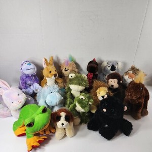 Lot Of 16 Ganz Webkinz Webkins Plush Stuffed Animals No Codes No Duplicates!