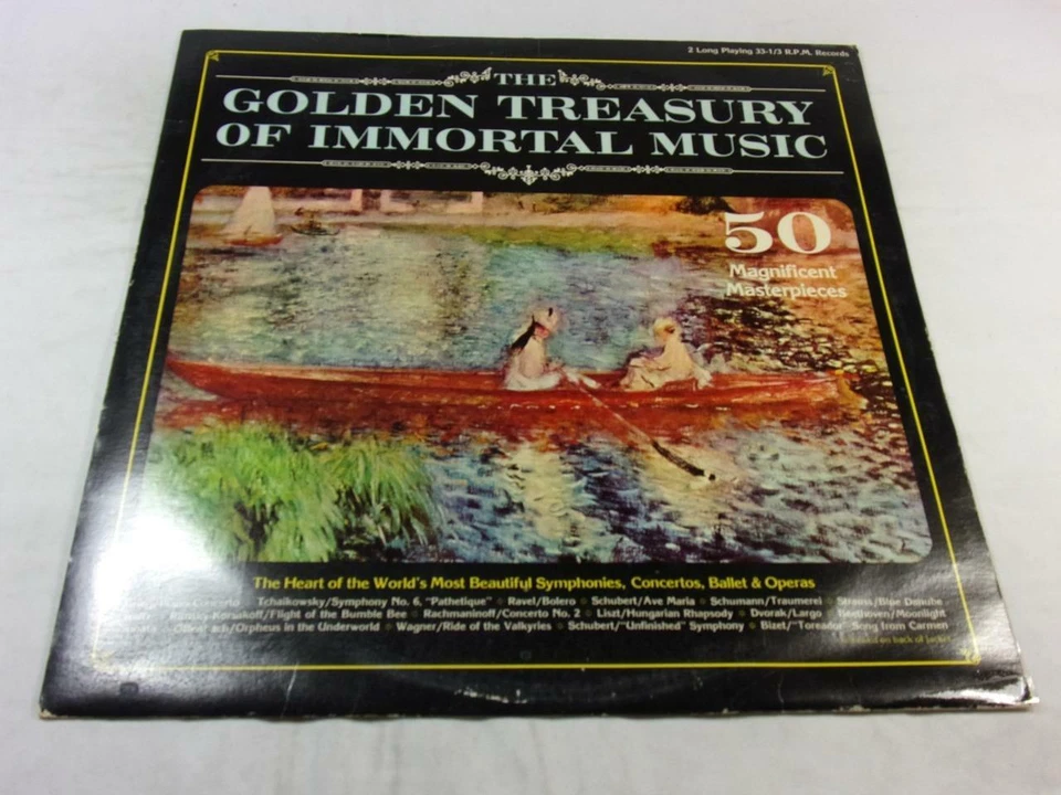 The Golden Treasury Of Immortal Music - 50 Magnificent Masterpieces - 2 LP - Image 1 of 1