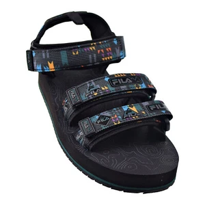 Fila Men's Drifter DNS Sandals Black-June Bug-Saffron 1SM01569-041 - Picture 1 of 6