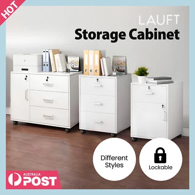 Lauft Filing Cabinet Drawer Office Storage Shelves Drawers Cupboard File - image 1 of 4