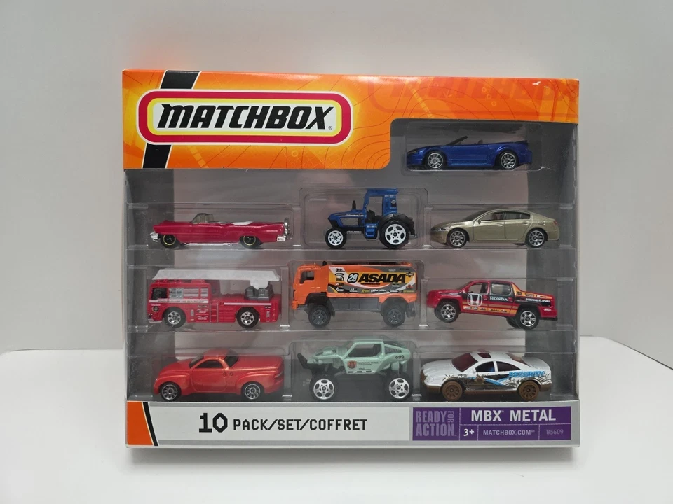 MATCHBOX 10 PACK/SET/COFFRET 2007 LEXUS GS 430, HONDA RIDGE LINE ,NATIONAL PARK  - Image 1 of 4