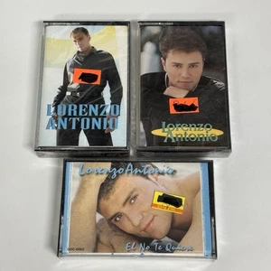 Lorenzo Antonio Cassette Lot Siempre Te Amare El No Te Quiere 1990s Sparx New - Picture 1 of 4