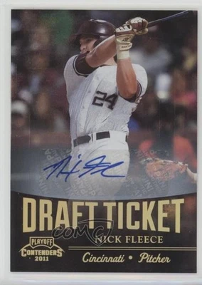 2011 Playoff Contenders Draft Tickets Signatures Nick Fleece #DT19 Auto - Image 1 of 2