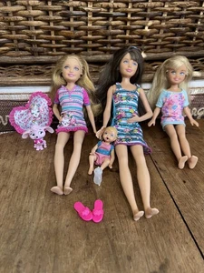 Barbie Sister Dolls - 2011 Slumber Party Stacie, 2008 Side Eye Stacie, Skipper - Foto 1 di 8