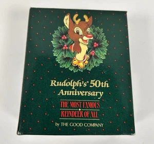 Rudolph The Most Famous Reindeer of All 50th Anniversary Ornament 1989 - Picture 1 of 4