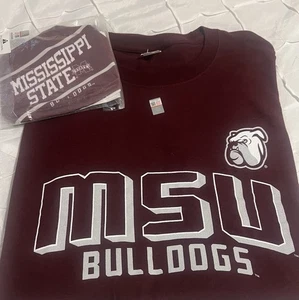 NWT Mississippi State Bulldogs MSU HAIL STATE Men's XL Short Sleeve & Mask - Picture 1 of 3
