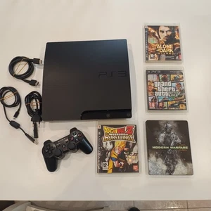 ps3 Playstation 3 Slim console con videogiochi controller originale 320 gb - Imagen 1 de 13