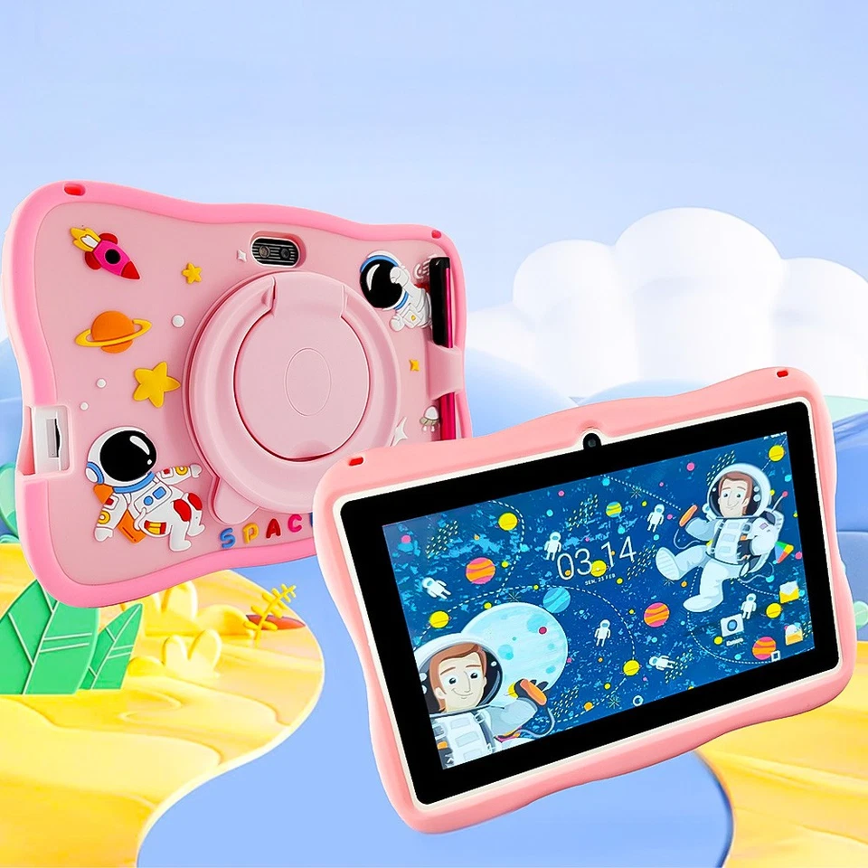 7 Zoll Kids Tablet 64GB RAM HD-Bildschirm Kindersicherung für Kinder von 5-12 J - Bild 1 von 4