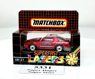 Matchbox - Superfast - Lasers - LW-21 - Chevrolet Camaro Z28 - 1986 - Caixa lacrada - Imagem 1 de 4