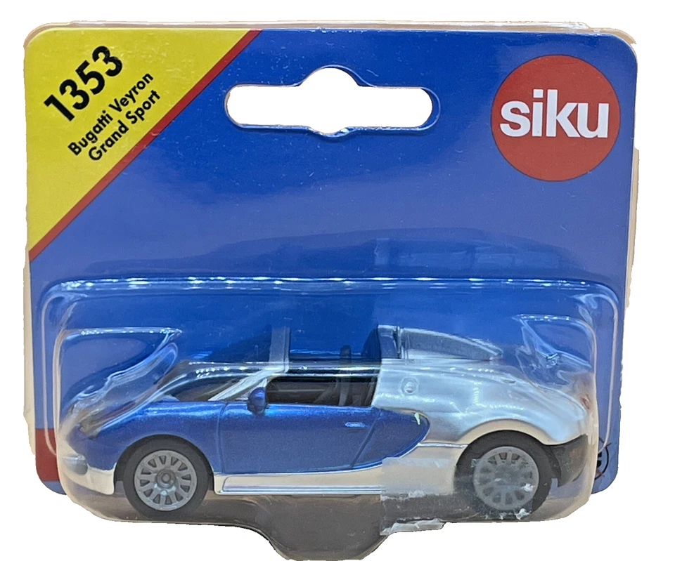 Siku Bugatti Veyron Grand Sport 1353 Convertible 1:64 Boxed Diecast Collectible — 第 1/4 张图片