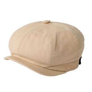 Men Vintage Painter Beret Hats Summer Octagonal Newsboy Cap Cabbie Flat Hat