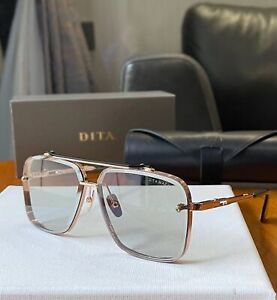 DITA Fashion Sunglasses Rose Gold Frame Gray Gradient Lens