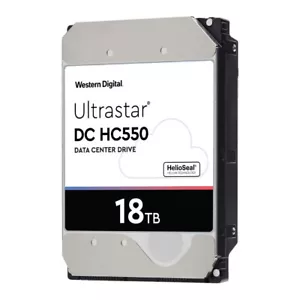 WD Ultrastar DC HC550 18TB HDD 3,5" SATA Interne Festplatte WUH721818ALE6L4 - Bild 1 von 1