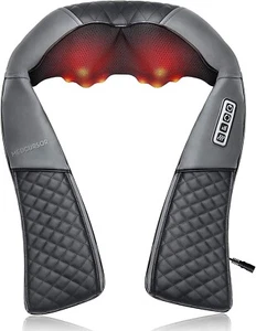 Medcursor Neck Massager, Portable Electric Shiatsu Back Massage Device with Heat - Picture 1 of 6