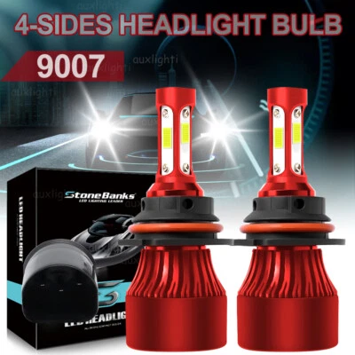 HB5 9007 Faros LED 360000LM Kit Bombillas Luces LED HB5 9007 Luz Alta Baja Super Brillante Foto 1 de 4