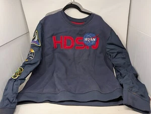Hudson Outerwear Nasa Style Jacket HDSN Dark Blue Pullover Sz 3XL (F2) - Picture 1 of 13