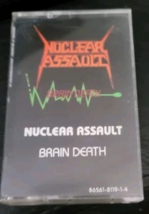 Rare Find Nuclear Assault Brain Death Cassette Tape 1988 Thrash Metal NM - Picture 1 of 4